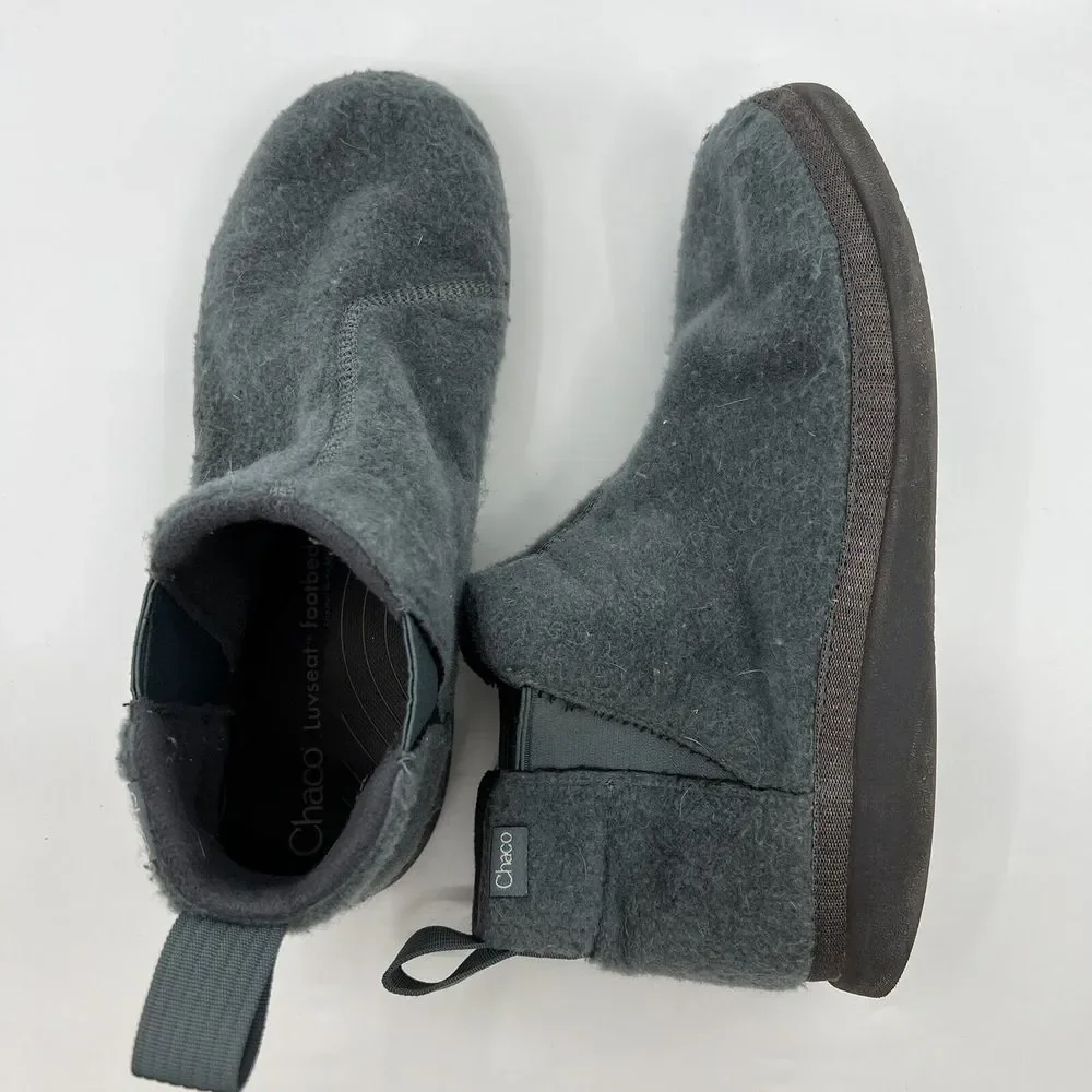 CHACO Revel Chelsea Boots Felted‎ Fleece Boots Men 9 SAMPLE Comfort